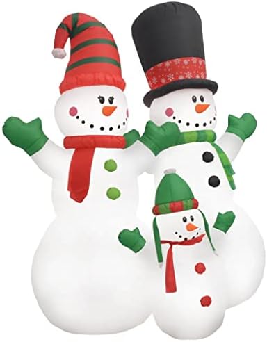 Семейство снежни човеци Коледа VidaXL раздувная ДОВЕДЕ IP44 94.5