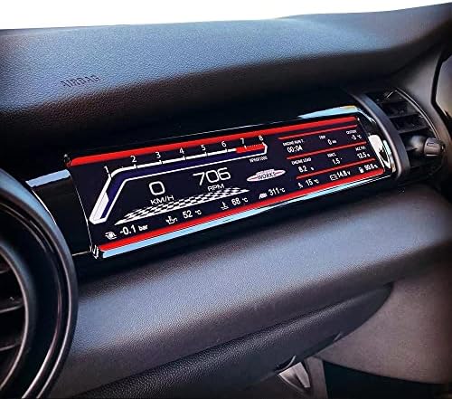 Автомобилна стерео ZWNAV Android 10 за BMW Mini Cooper 2015-2019, Главното устройство GPS навигация, WiFi, Bluetooth, Carplay (6 + 128 GB)