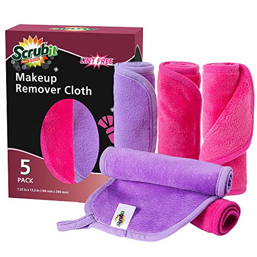 Кърпа за отстраняване на грим SCRUBIT – Почистване на кърпа от микрофибър за всички типове кожа – Магическо средство за облекчаване