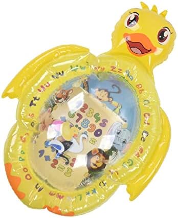 Воден игри мат latulipo Забавни за бебета и малки деца - Надуваема подложка за корема във формата на Патица - Сензорна