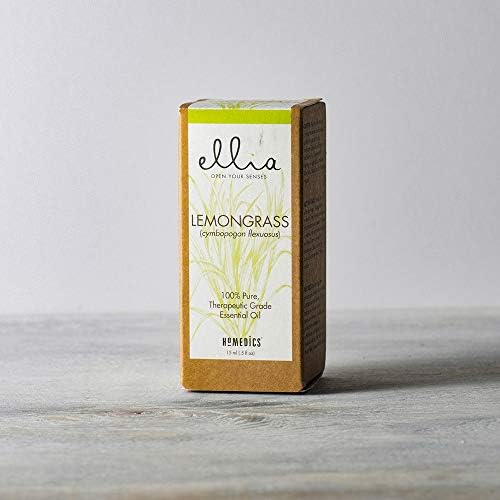 Етерично масло за дифузор Ellia Lemongrass, Флакон от 15 мл, Прозрачни, 5 течни унции