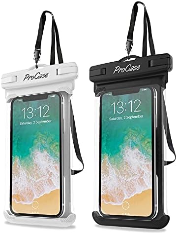 ProCase [2 опаковки Универсален Водоустойчив калъф за мобилен телефон Dry Bag Case в комплект с [2 и с малко пари]