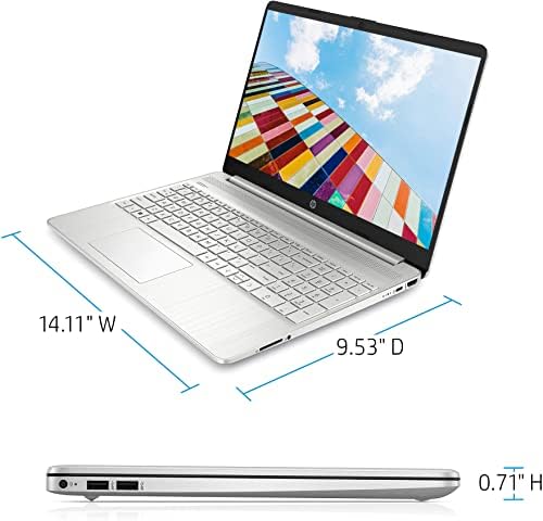 HP лаптоп с 15.6-инчов сензорен дисплей Micro-Edge | Intel 11th i5-1155G7 (> i7-1065G7) | Графика Intel Iris