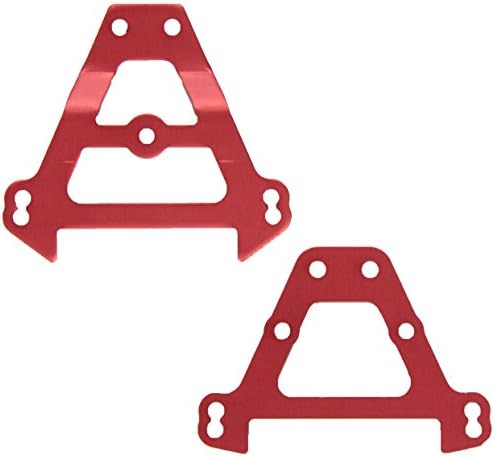 Стяжные апликации преграда Traxxas 5323R Отпред и отзад, Алуминий с червени анодированием, Горната част, 149 бр. в опаковка