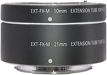 mcoplus FX-M 10 мм + 21 мм и Метален комплект удължители за макро фотография с автофокусировкой за Fuji Fujifilm X-Mount