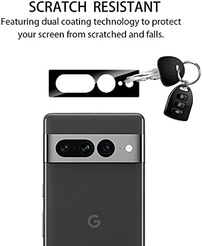 Защитно фолио за обектива на камерата Suttkue за Google Pixel 7 Pro [Защита от надраскване] [Лесен за инсталация], удобна за корпуса, с висока разделителна способност, защита от