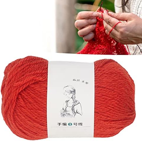 Плетене на Прежди, Червена Акрилна Прежда-Широко прилагане на 3,5 -4,0 мм Червен Ярки цветове за Плетене
