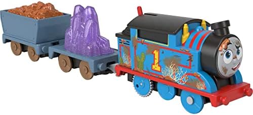 Играчка Мотор влак Thomas & Friends Кристални пещери Мерки Thomas на батерии с товар за деца над 3 години