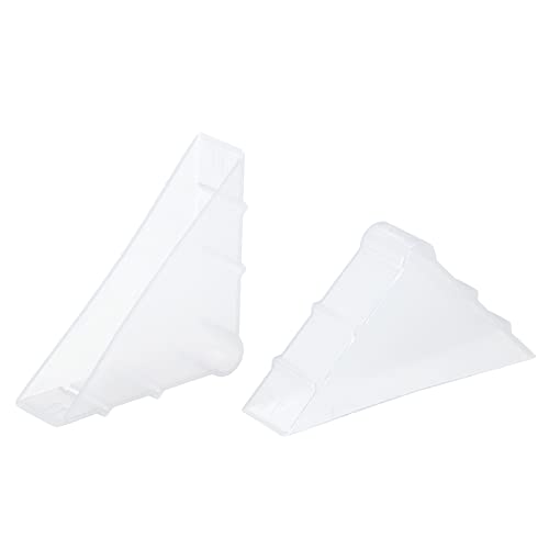 Ъглов защитен триъгълник MECCANIXITY ПП 40x11 мм за керамични, стъклени, метални листове, бяла опаковка по 50 броя