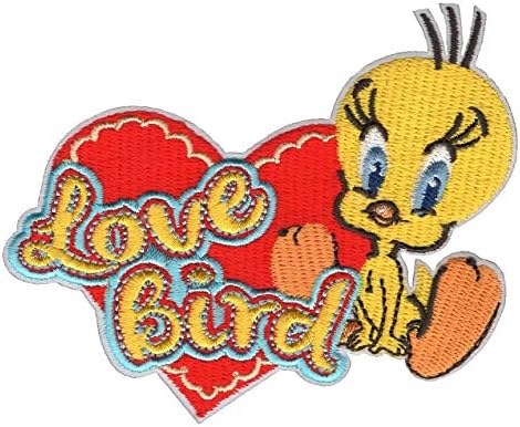 C & D Мечтател Looney Tunes-Нашивка Туити Любовта Bird, Боядисана