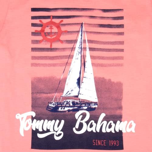 Комплект детски дрехи от 2 теми за момчета Tommy Bahama - тениска с къс ръкав и къси панталони, Комплект от 2 теми за бебета