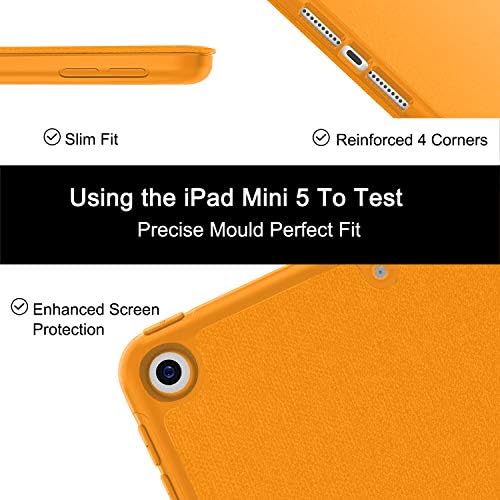 Калъф Soke за iPad Mini 5 2019 с държач за моливи. премиум-трислоен калъф с надеждна защита, Ультратонкая делото