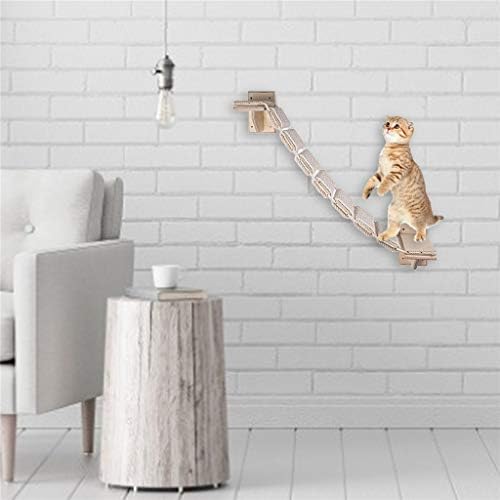 SLATIOM Домашни Котки и Многопластова Дъска на Стената Висящи Котки Стенни Рама Коноп Въже От масивно Дърво