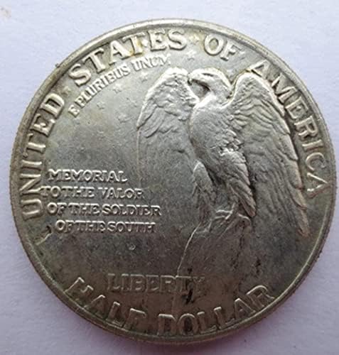 Копирни монети chenchen Възпоменателни монети Редки Антични монети Американска Монета 1925 г. Stone Mountain Сребърен