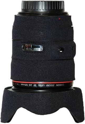 Калъф за обектив LensCoat Canon 24-105 f4 - Неопреновый Защитен ръкав за обектив на камерата (Черен) lenscoat