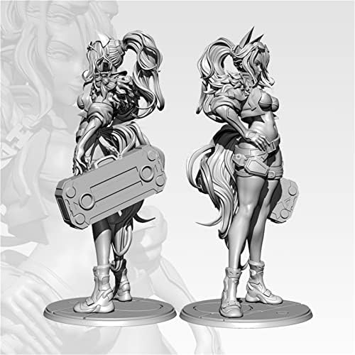 1/24 Набор от миниатюрни Войници от смола Fantasy Planet Female Warrior (Самосборный и неокрашенный) //5fp5-1