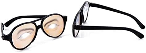Amosfun Играчка-Трик на Хелоуин, Мъжки Смешни Очила за Очите, Забавни Костюми, Очила За очите, Шега Маска,