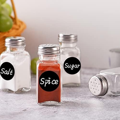 Набор от шейкеров за сол и пипер Mimorou, 36 опаковки, Прозрачни Сол за кухня, Красиви Стъклени Буркани за подправки