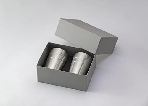 Gingyado Ging-131-Чаша за соев саке, Бирена чаша, Шизунами, Комплект от 2 части, на Основата на