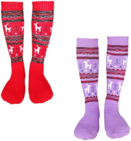 Детски ски чорапи Kalakids, 1 опаковка/3 опаковки, Зимни Чорапи за Сноуборд, Термоноски За Момчета и Момичета, Деца (от 4 до 13 години, Xs/S)
