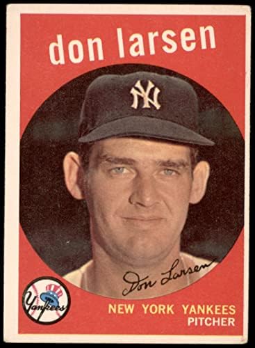 1959 Topps # 205 Дон Ларсен Ню Йорк Янкис (Бейзболна картичка) VG Янкис
