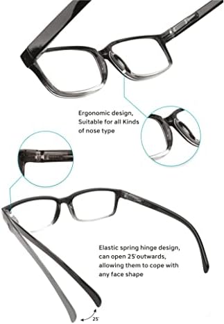 10 X Очила за четене с пружинным тръба на шарнирна връзка за мъжете, търговия на Едро, в диапазона от