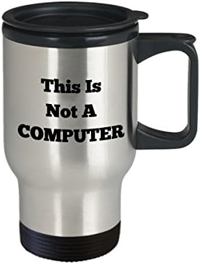 Забавен Компютърен Програмист Пътна Халба Е Голяма Чаена Чаша Идеален За Мъже, Жени Това Не Е Компютър