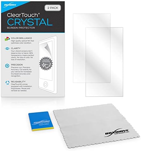 Защитно фолио BoxWave, съвместима с Dell Inspiron 14 (5425) (Защитно фолио за екрана от BoxWave) - ClearTouch Crystal (2 опаковки),