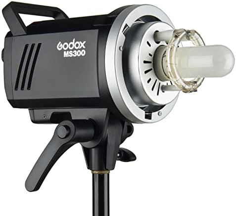 Комплект студийно строб Godox MS300, студийная светкавица с мощност 600 W, с GN58 5600K, Вградена безжична X-система Godox