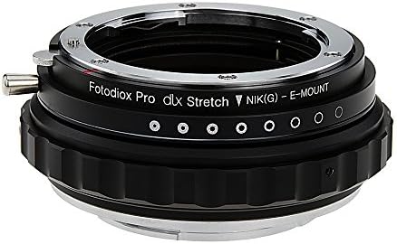Адаптер за прикрепване на растягивающегося обектив Fotodiox DLX - Nikon Nikkor F Mount G-Type D/SLR към корпуса беззеркальной