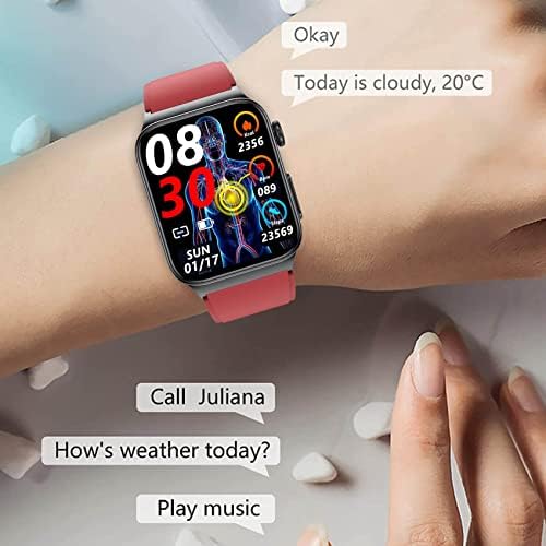 SHMIZZ Безжични smart-часовници Bluetooth 5.1 Talk Небрежно с 1,83 инчов TFT пълен изглед екран сензорен екран, неинвазивен