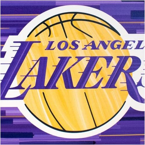Галерия Лого на Лос Анджелис Лейкърс, Размер 16 x 20 см, Украсени с Жиклеем - Оригинални Рисунки и щампи НБА