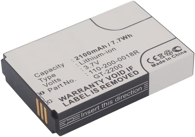 Батерия Synergy Digital WiFi Hotspot, съвместим с Clear Apollo 4G WiFi Hotspot (литиево-йонна, 3,7 В, 2100 mah) голям капацитет, подмяна на батерията Clear GT-2200