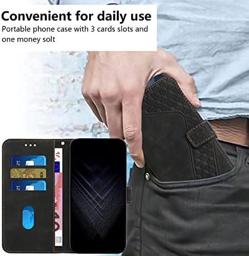чанта-портфейл със защитна обвивка за вашия телефон, Съвместим с Samsung Galaxy A52 4G/ 5G/ A52S 5G, Ретро Калъф За телефон