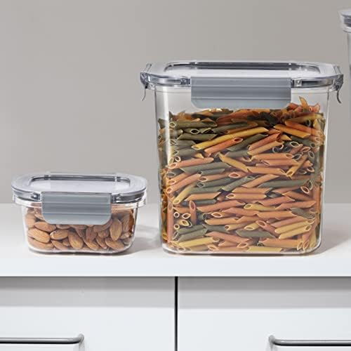 Херметични контейнери за съхранение на продукти OGGI Яснота - Комплект от 2-те сверхпрочных, които не съдържат BPA, закрывающихся контейнери с капак, перфектната орган?