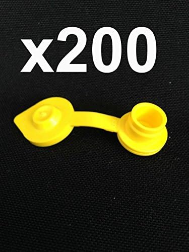 200 Жълти дупки за газови бутилки/сменяеми капаци Wedco Rotopax Förbannat Septer Anchor Блиц