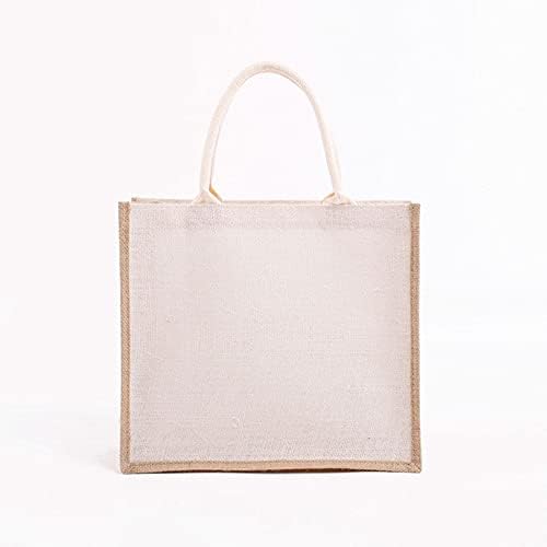 Чанта-тоут от зебло с трайни дръжка, торби за Многократна употреба-тоут от юта от зебло, за сватбени подаръци, Ежедневна употреба
