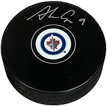 АНДРЮ KOPP подписа шайбата Уинипег Джетс - за Миене на НХЛ с автограф