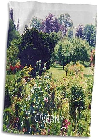 3dRose Florene Франция - Кърпи Garden At Monet s (twl-28355-1)