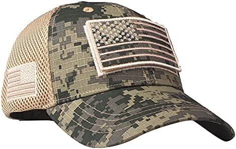Унисекс Реколта Окото бейзболна шапка на Ретро Флаг на САЩ възстановяване на предишното положение Промытая Шапка