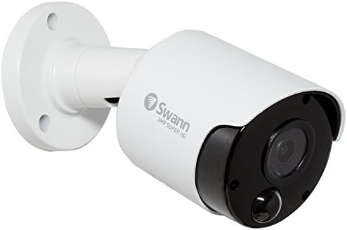 Swann SWPRO-3MPMSB - АМЕРИКАНСКАТА 3-Мегапикселова камера за видео наблюдение с топлинна сензор Super HD PIR с ИНФРАЧЕРВЕНО