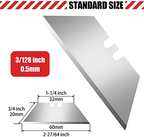 Домашно Прибиращ се нож за нарязване на ножове 2 и нож за нарязване на ножове 50 опаковки