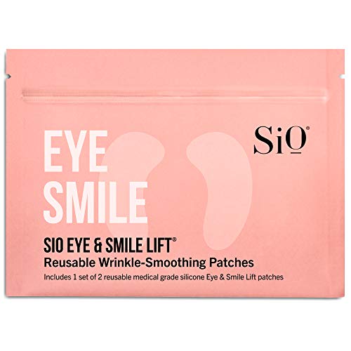 SiO Beauty Повдигане на очите и се Усмихва | Лепенки против бръчки Eye & Smile с 2-Седмичен запас | Силиконови Лепенки за Изглаждане