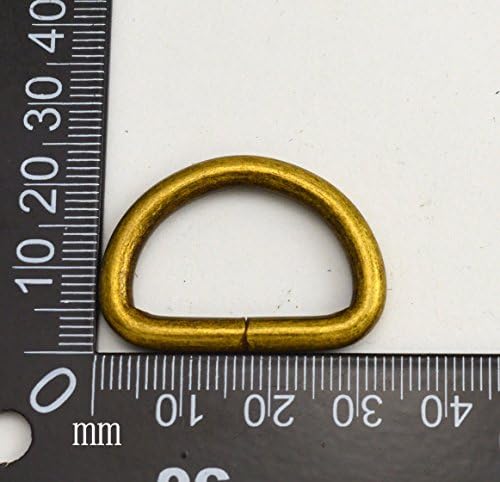 Wuuycoky D-образни Халки на вътрешния диаметър 1 Ключалката D-образен пръстен Несварное За връзване лямками Цвят по избор