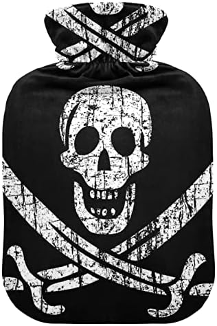 Бутилки с гореща вода с Капак Пиратски Флаг Пакет с Топла Вода за Облекчаване на болки, Менструални Спазми, Притопляне