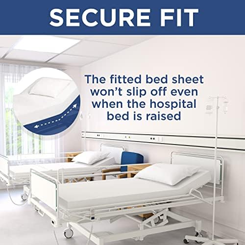 Кърпи за Болнично легло в прилепнал от 12 Опаковки - Хлопчатобумажный Мек Трикотажный Трикотаж 36 x 84 x 12
