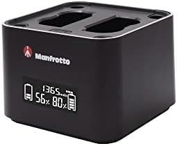 Професионално двойно зарядно устройство Manfrotto Pro game! Cube за огледално-рефлексен фотоапарат, съвместим с Nikon