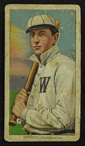 1909 T206 БИТА С Конроем Вашингтон Сенатърс (Бейзболна картичка) (С бухалка на рамо) СПРАВЕДЛИВИ Сенатори