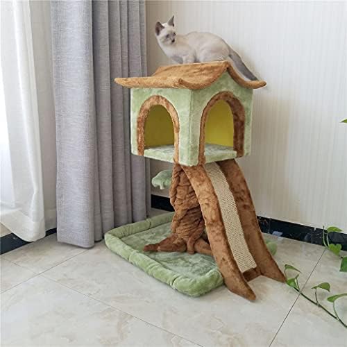 MGWYE Пет Големи Дървени Котешки Легла За Котки, Рамка За Катерене на Дървесните Котки, Стоки За Домашни Любимци В Къща