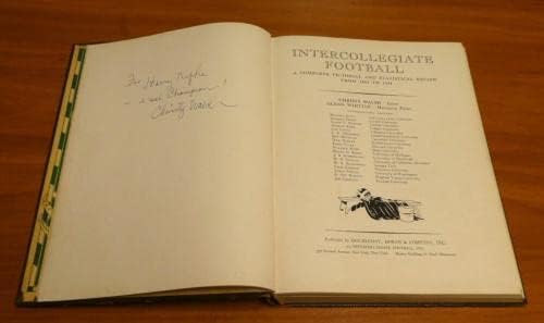 Хари Кипке и Кристи Уолш Подписаха която е собственост на Хари Kipke Колеж по Футбол HOF книга - MLB Разни С автограф